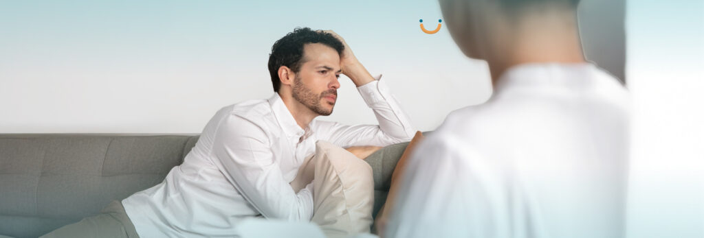 Professional psychological therapy consultation session