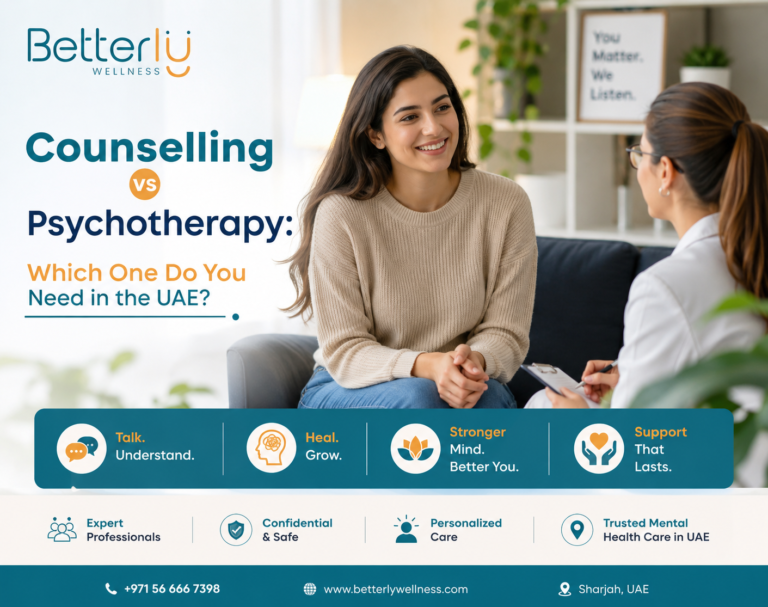 Counselling vs Psychotherapy: Which One Do You Need in the UAE?