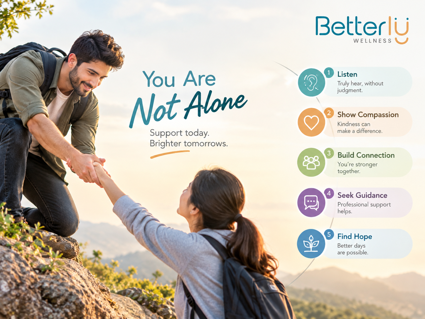 Mental health support resources for individuals