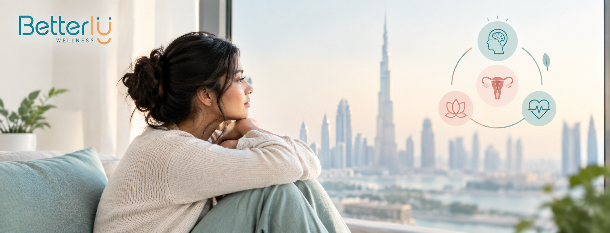 Therapist supporting PCOS and mental health