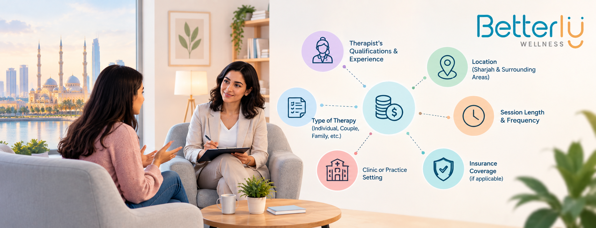 Cost of Psychotherapy in Sharjah - What Affects the Price